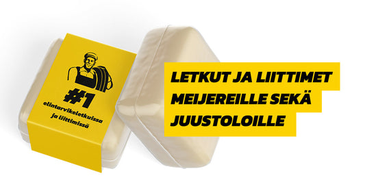 Letkut ja liittimet meijereille sekä juustoloille