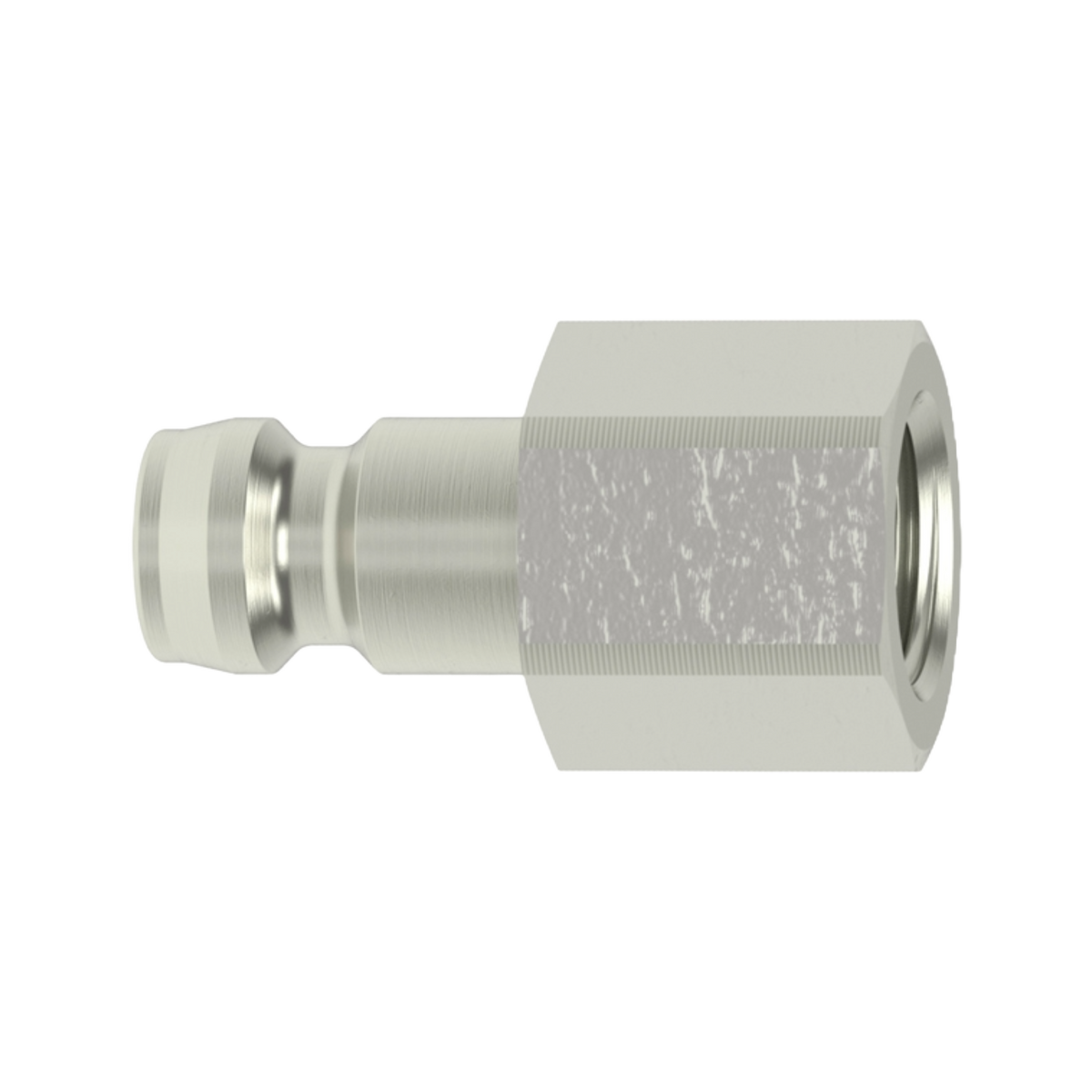 9 mm muottipikaliitin pistoke sisäkierre, 1/4"
