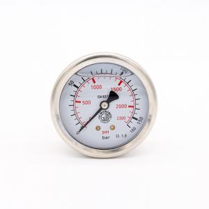Painemittari 63mm takalähtö, 0 - 400 Bar
