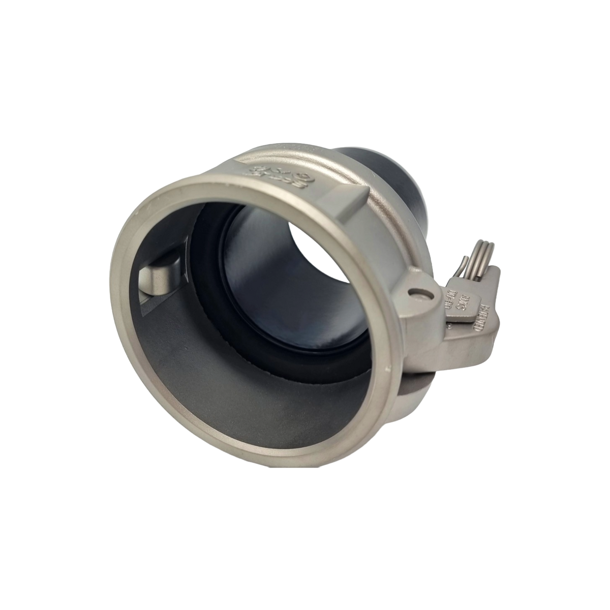 Teflonpinnoitettu camlock naaras, 25 mm, 32 mm, 38 mm, 51 mm, 63 mm, 76 mm, 102 mm