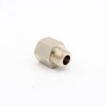 Extension connector with threads - VR201-04 Threaded extension connector made of nickel-plated brass with internal and external threads. Well suited for compressed air