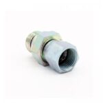 Jic nipple internal external thread - J108-06-04 Hydraulic system JIC nipple with internal and external thread. Steel and sturdy connector for all hydraulic systems. This connector has an unf jic internal thread internal thread on one end and a solid external thread with a jic seal. With this connector, you can easily raise the joints in the valve table or extend the hose or change the size. Due to its structure, the connector is easy to thread. This nipple is available in many different sizes. If choosing the right size or connector causes difficulties