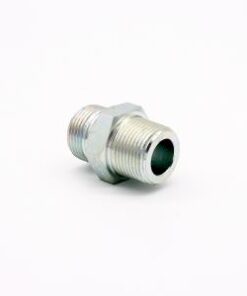 BSP Taper Double Nipple - R105-02 BSP double nipple where one thread is a taper. This double nipple can be installed in places