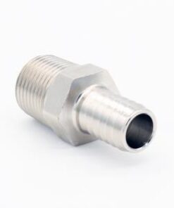 Hose connector nickel-plated brass - kara-02-08n brass hose connector cone with external thread. It is recommended to use tape for the joints
