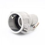 Female cam valve connector with hose reel | cam valve connector aluminum | c-075 | measuring tube