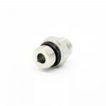 Orfs bsp double nipple with external threads - O102-04-06 Hydraulic systems orfs external thread double nipple with inch thread. Steel and sturdy connector for all hydraulic systems. With this double nipple, you can start from, for example, the valve table