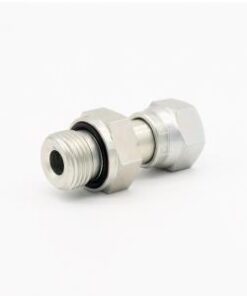 Orfs bsp double nipple with external threads - o105-06-08 hydraulic systems orfs internal thread double nipple