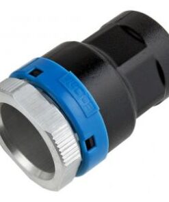 Compressed air piping outlet connector with internal thread - 4030-025 aluminum outlet connector for compressed air piping with internal thread. The compressed air network is really easy to build and is well suited for both industry and home workshops. Request a quote for a complete compressed air network in the chat