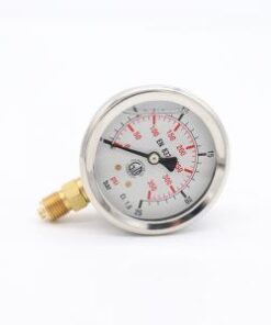 Pressure gauge 63mm bottom outlet - a63-1+1. 5 top-quality acid-resistant pressure gauge with a 63mm face plate.