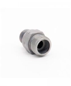 Basic connector light series external thread - lpuu-06r14 hydraulic light series basic connector with an inch external thread. With this connector, hydraulic piping is started, for example in hydraulic machines and other systems.