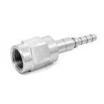 Internal Threaded Brake Fittings - H650-03C This direct crimp stainless internal threaded fitting is an excellent choice for brake line installation. Made of high quality stainless steel
