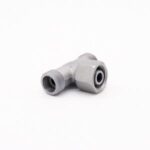 Directional din t-connector - LTUNU-22 Directional light series t-connector external thread internal thread external thread. With this tee connector, hydraulics can be divided in two different directions.