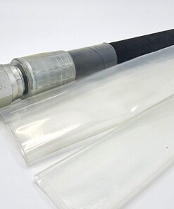 Transparent shrink tube with glue - KCLEAR-90 Strong clear and transparent shrink tube with glue.