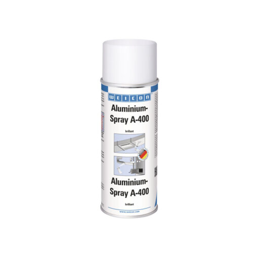 Weico aluminum spray a-400 - aluminum spray-a-400-12-400 aluminum spray a-400 for corrosion protection of all metal surfaces. Suitable, for example, for pipes
