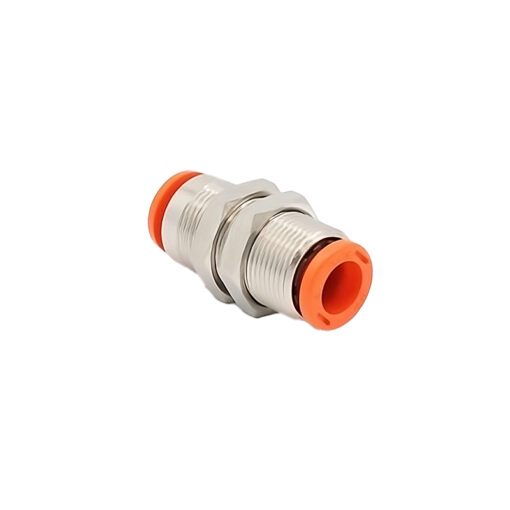 Push-in connector feed-through - 751-022-12 compressed air feed-through connector.