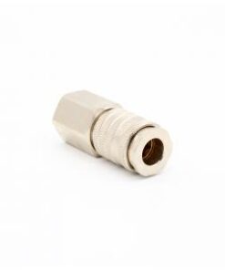 Compressed air quick connector female with internal threads