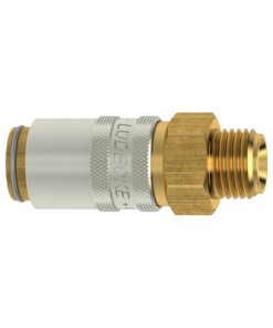 Mould quick connector 9mm without valve with external thread | 9mm DN6 | Mittaletku